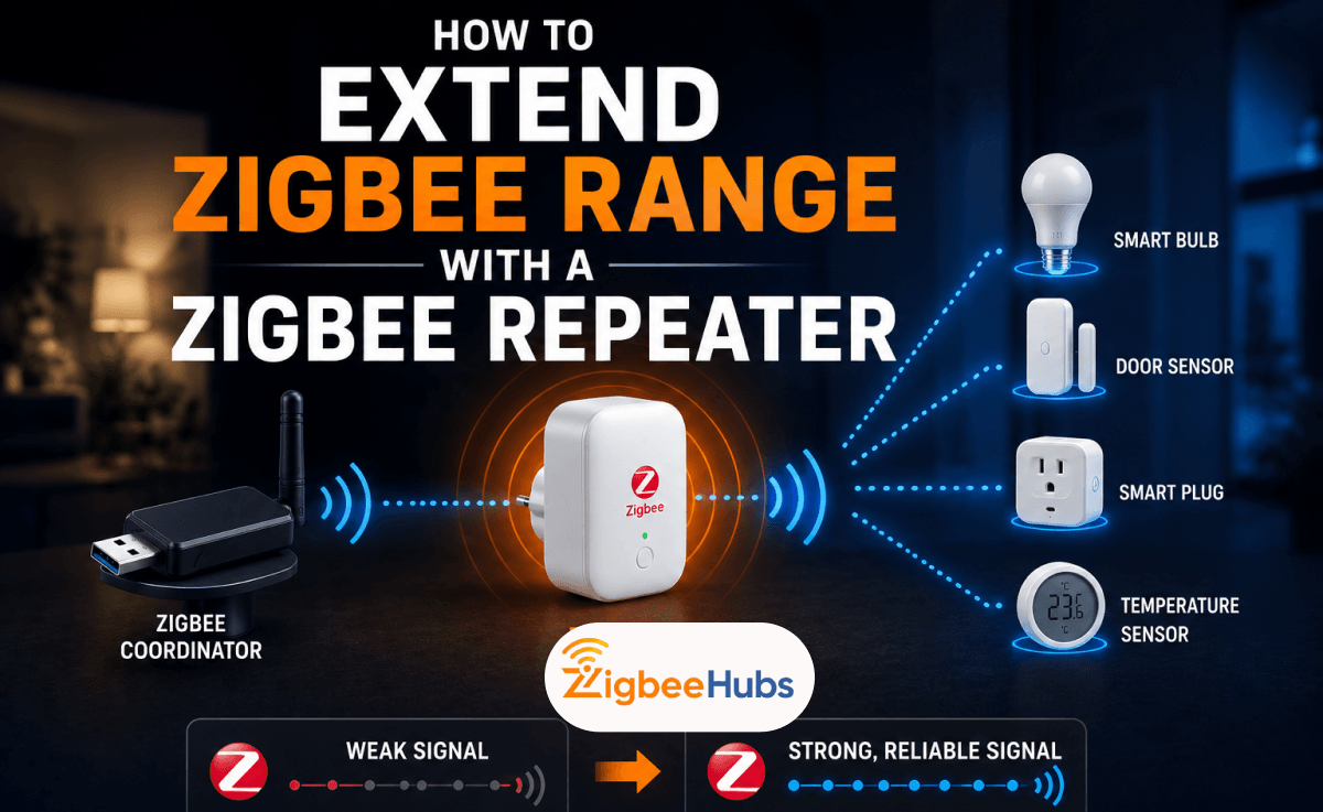How to Extend Zigbee Range with a Zigbee Repeater